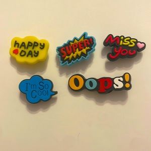 Croc Jibitz: Words Pack!